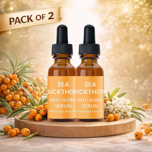 Sea Buckthorn Anti-aging Serum ? Revitalizing & Nourishing Skin 50ml Each (Pack of 2)